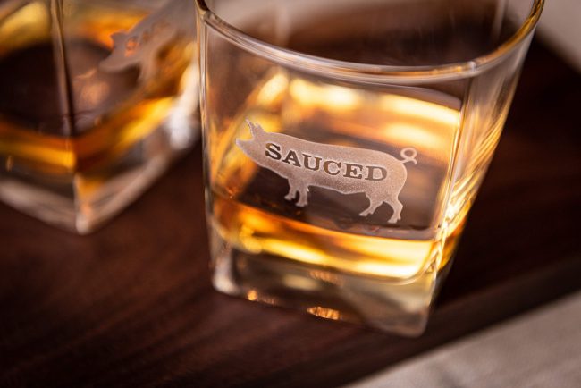 Sauced Whiskey Glasses